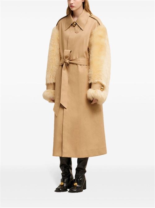 Faux fur coat AMI PARIS | FJK515CO0081998